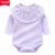 IYEAL Macacão de Bebê de Algodão Infantil Criança Macacão de Manga Longa Gola de Renda Roupas de Menina Recém-nascidos Do Bebê Roupas de Bebe Geral 0-24 M