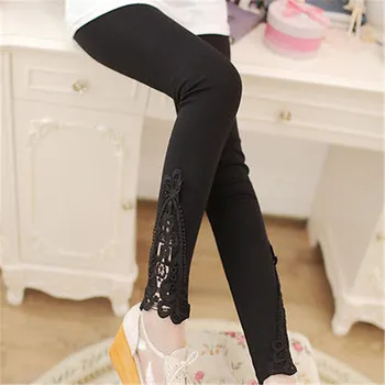 

2019 NEW Popular Fashion Women's Sexy Lace Stretchy Skinny Cotton High Waist Leggings Pants