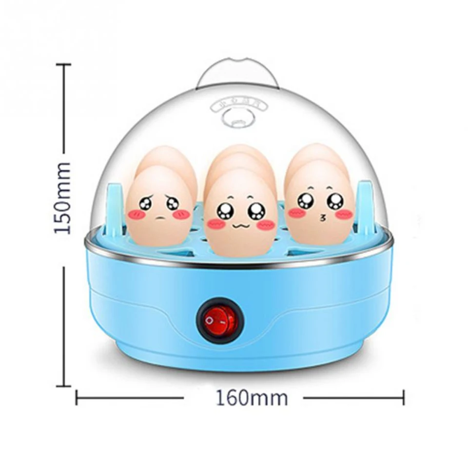 LSTACHi мини Пароварка для яиц кухонный инструмент вилка США 350 Вт светло-синий 220 В 50 Гц многофункциональная электрическая 7 яйцеварка