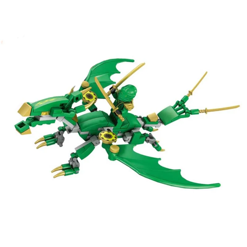4 IN 1 Ninjago Flying Mecha Green Blue Dragon Set Figures Building Blocks Compatible Legoinglys Ninjagoinglys Toys For Children 4 IN 1 Ninjago Flying Mecha Green Blue Dragon Set Figures Building Blocks Compatible Legoinglys Ninjagoinglys Toys For Children