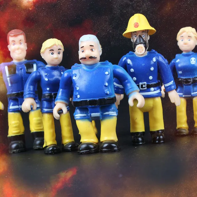 Buy 10PCS Lot Fireman Sam Action Figure Toys Cartoon