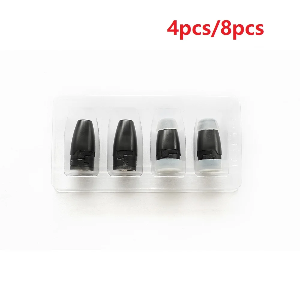 

New 4pcs/8pcs Hotcig Kubi Refillable Pod Cartridge 1.7ml Capacity Leak-proof E-cig Cartridge with 1.8ohm Organic Cotton Coil