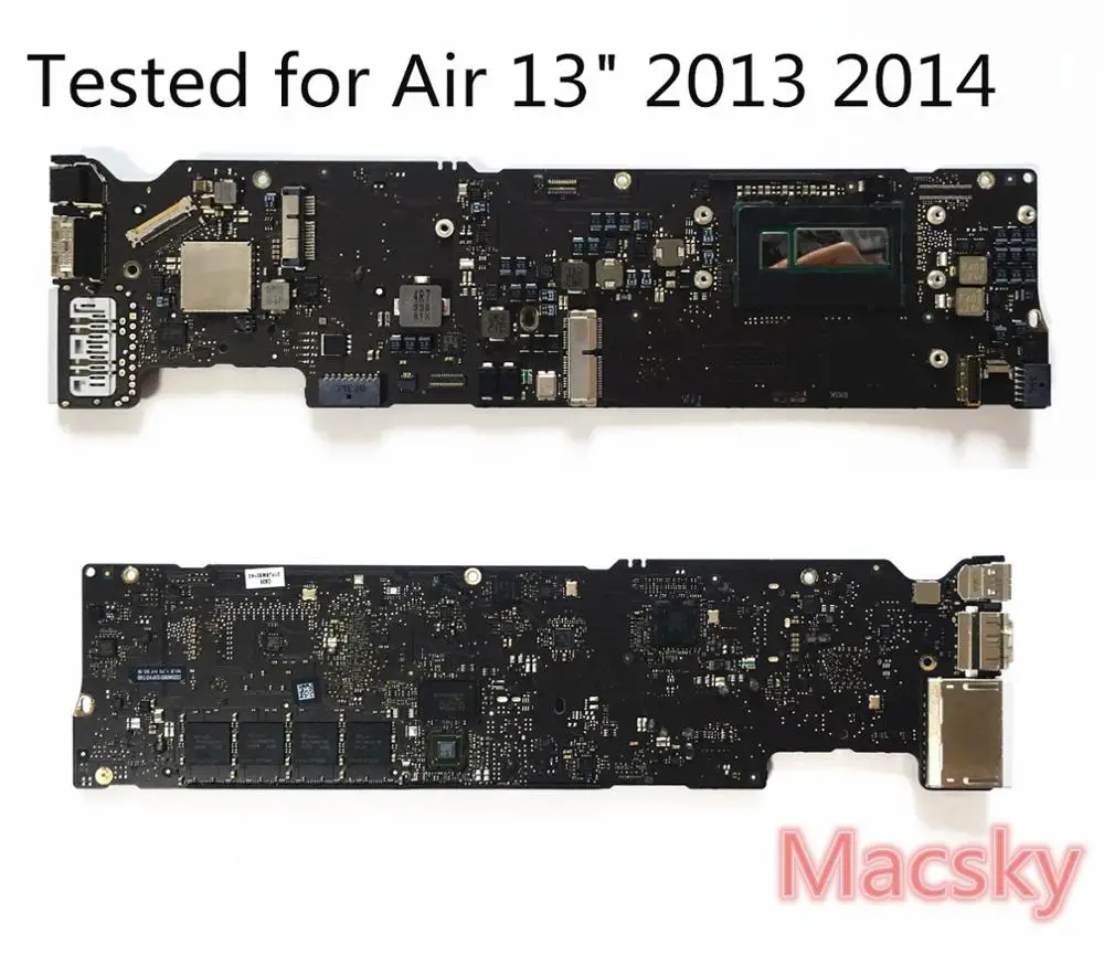 

Tested A1466 logic Board for MacBook Air 13" A1466 Motherboard 2013 2014 i5 1.3GHz 1.4GHz i7 1.7GHz RAM