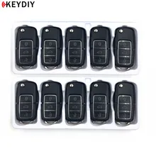 10 pçs/lote, keydiy KD-X2 B01-Luxury preto remoto chave do carro para kd900/urg200 programador chave b series controle remoto