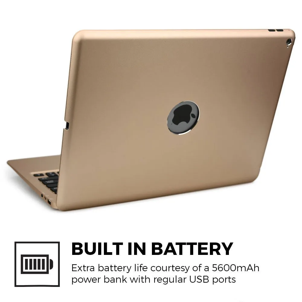 Чехол для iPad Pro 12 9 с клавиатурой алюминиевый чехол-раскладушка подсветкой и