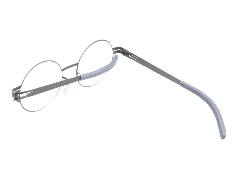 US $24.30 Stainless Steel Eyewear Prescription Eyeglasses Frame WomenMen Round Myopia Optical Glasses With Clear Lens