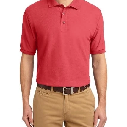 Port Authority K500 Mens Silk Touch Polo T-Shirt Hibiscus - Extra Large (1)