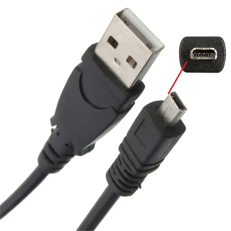 Кабель для передачи данных 1,2 м 4 фута USB кабель UC-E6 передачи данных/фото кабель для Nikon и samsung камеры