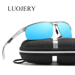 Роскошные брендовые алюминиево-магниевые поляризованные солнцезащитные очки для мужчин, винтажные дизайнерские солнцезащитные очки для