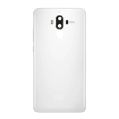 5," для huawei mate 9 задняя крышка батарейного отсека задняя крышка металлический корпус дверь для huawei mate 9 задняя крышка для камеры стеклянный объектив Запасная часть - Цвет: Белый