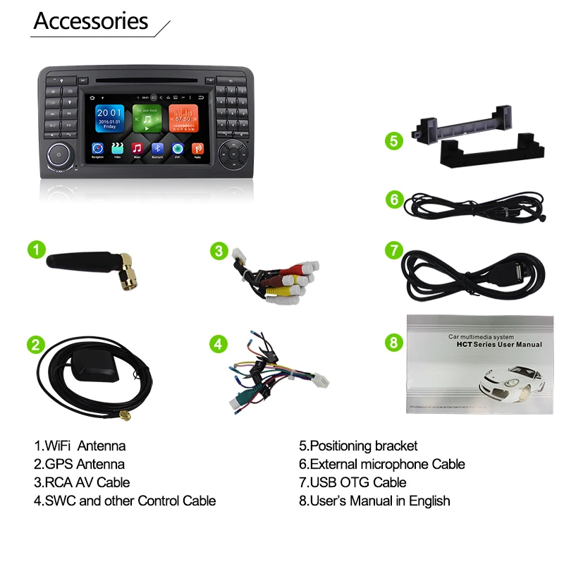 Cheap 4G RAM Android 9.0 Car DVD Player for Mercedes/Benz ML GL class W164 ML350 ML450 ML500 X164 G320 GL350 Car GPS Navigator wifi 18