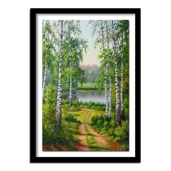 

,DIY Diamond "Landscape"Hobby Embroidery,5D Diamond Painting Cross Stitch Tree Full Square Rhinestones Home Decor