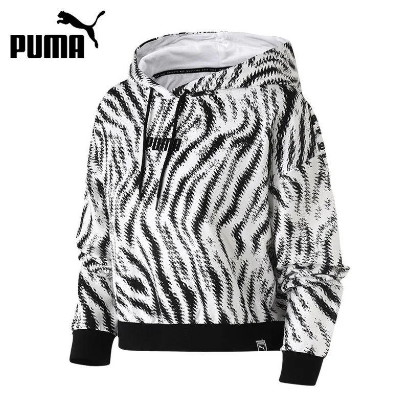 Оригинальное новое поступление Пума дикий пакет укороченный худи AOP Женский пуловер толстовки спортивная одежда