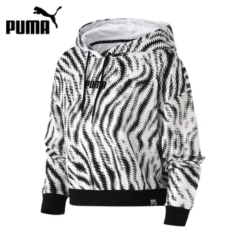 

Original New Arrival PUMA Wild Pack Cropped AOP Hoodie Women's Pullover Hoodies Sportswear