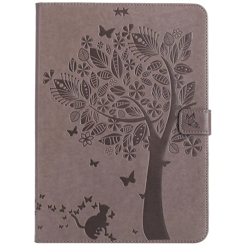

For ipad pro 10.5 Cuero Fundas 10.5 inch lovely Cat and Tree fashion Case Pu Ultra Slim Magnetic Smart Flip Stand Cover