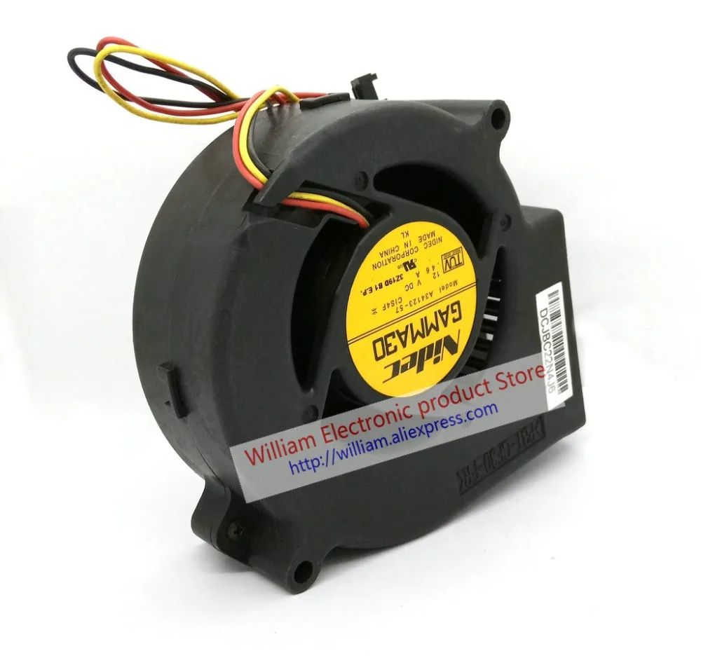 Оригинальный NIDEC GAMMA30 A34123 57 97x33 мм DC12V 0.46A 3 линии для WS C2960 C3550 переключатель ступицы