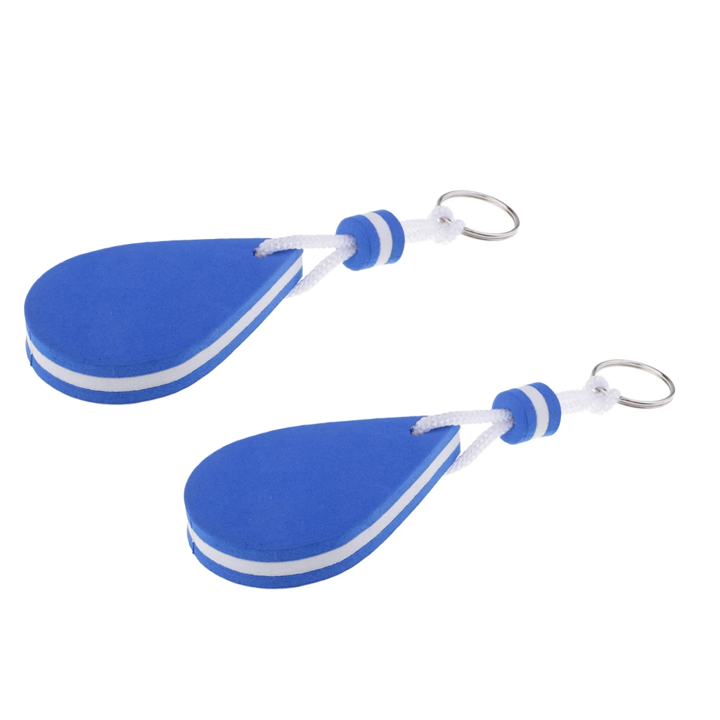 2 Pcs Sailing Floating Key Chain Boat Float Marine Keys Ring Holder Buoyant Floating Keychain Inflatable Boats Accessories