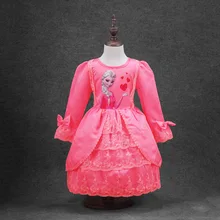 Hot!!!!!Autumn Hot Style Girls Princess Long Sleeve Lace Dress Size 3 To 7 Years Old Free Postage