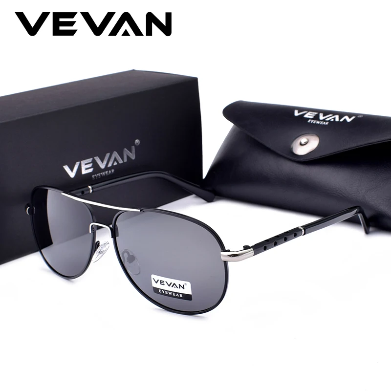 VEVAN, классические солнцезащитные очки пилота, Мужские поляризационные, уф400, люксовый бренд, для вождения, солнцезащитные очки, солнцезащитные очки, мужские очки, lentes de sol hombre