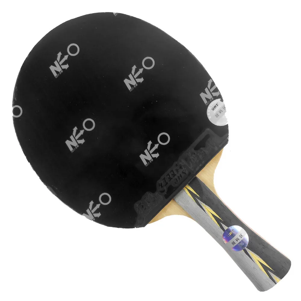 DHS POWER.G7 PG7 PG.7 PG 7 Blade with 2x NEO Hurricane 3 Rubbers for a Racket Long Shakehand FL