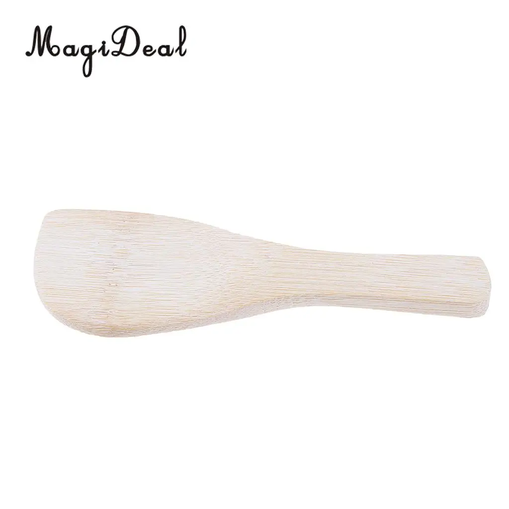 Wooden Cooking Shovel Rice Spatula Turner Scoop Kitchen Utensil Wok Tool for Scraping, Stirring, Tasting and Mixing