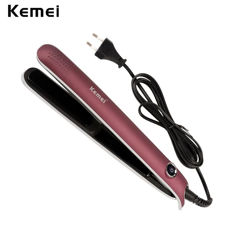 

Professional Electric Negative Ions Tourmaline Ceramic Hair Straightener Flat Iron Fast Straightening Irons Styling Tool Hair 29