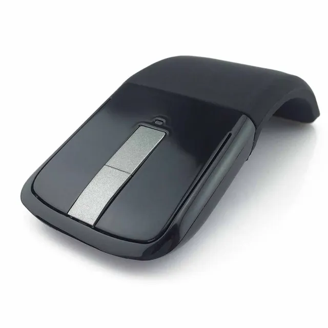 Best Price 2.4Ghz Foldable Wireless Mouse Folding Arc Touch Slim Mouse Computer Gaming Mouse Mice for Microsoft Surface PC Laptop