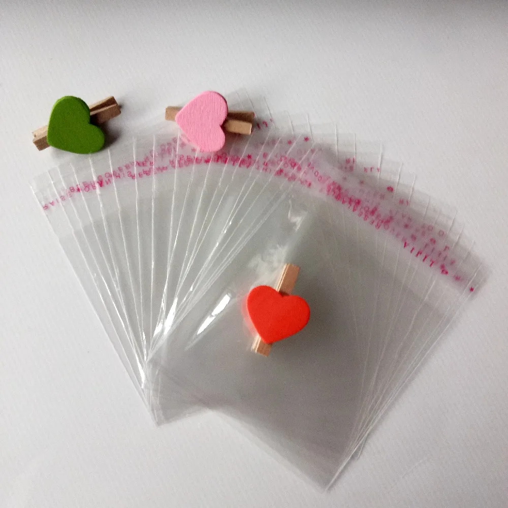 

2000PCS 7*10cm Clear Resealable Cellophane/BOPP/Poly Bags Transparent Opp Bag Packing Plastic Bags Self Adhesive Seal for gift