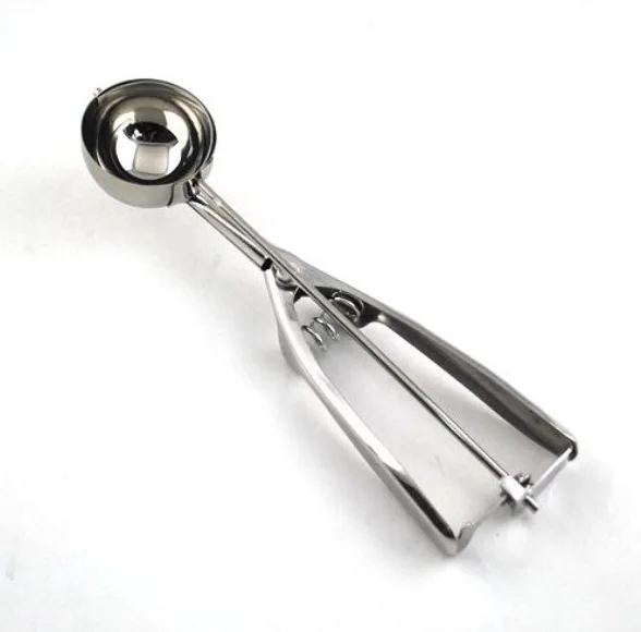 

4/5/6cm Stainless Steel Ice Cream Mashed Fruit Cookie Scoop Spoon Spring Home D