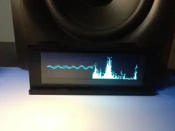 

AS256 / 3.12 inch Music spectrum display car POWER amplifier audio modified OLED Level Indicator balance indicator Meter