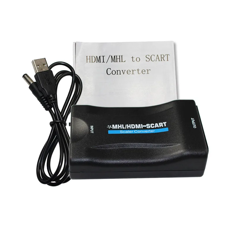 Scart К HDMI/HDMI к Scart конвертер аудио-видео адаптер 1080p HDMI к SCART для HD tv Sky Box STB для смартфона HD tv DVD