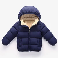 Manteaux pour enfants Manteaux épais d'hiver pour garçons Vêtements d'extérieur épais en peluche pour filles Veste à capuche en fourrure Vêtements pour enfants Combinaison de neige 1