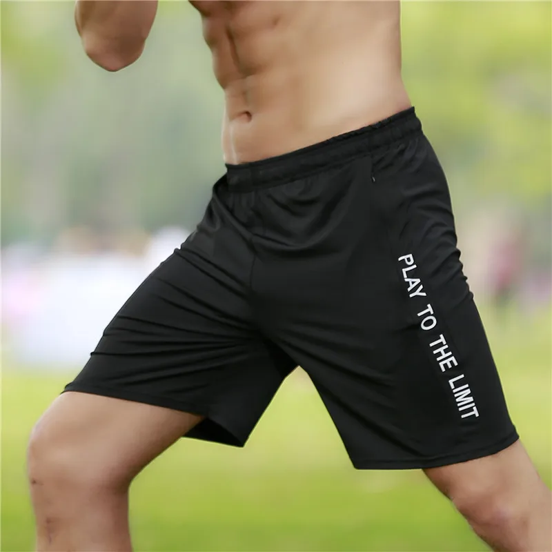 

Quick Dry Sports Fitness Running Shorts Men Basketball Training Short Sweatpants Gym Crossfit Workout Shorts Jogging Short Pants