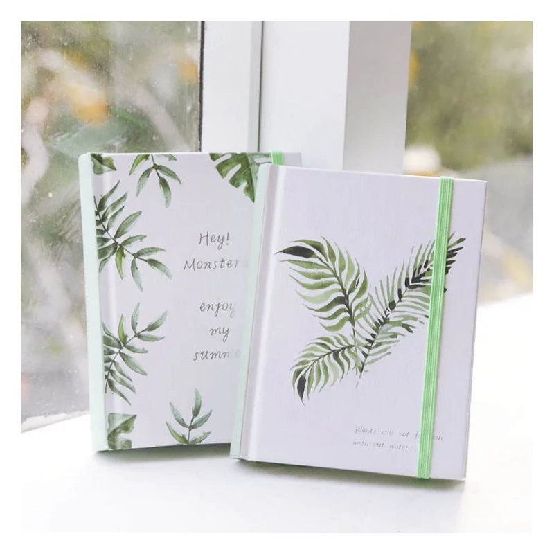 

Notebook Leather Kawaii Hardcover Dotted Diary A6 Note Books Book Paper Not Defterleri Monthly Planner Libretas Y Cuadernos