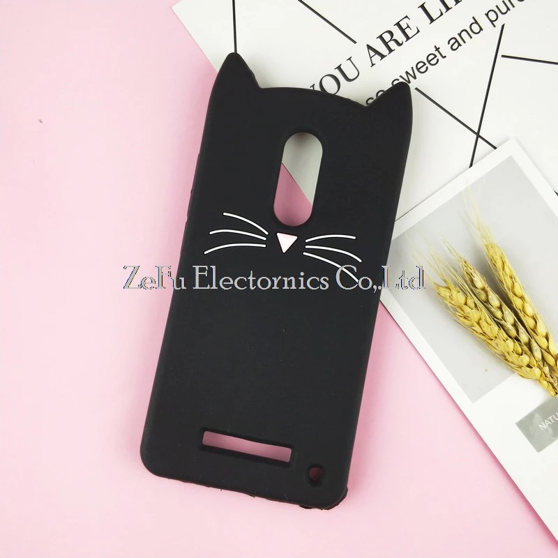 Чехол для Xiaomi Redmi Note 3 Prime 4 4X 5A Hongmi Pro Stitch Horse Ice Cream Cat - Цвет: HuXu Black