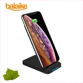 

Balaike 10W Qi Wireless Charger For Samsung S9 S8 S7 Note 9 8 Fast Wireless Charging Dock For iPhone XS MAX XR X 8 Plus