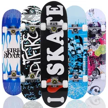 Bearing 200kg Adult & Kids Four-wheel 4 wheels Skateboard Road Street Longboard Warped Plate Chinese Maple 