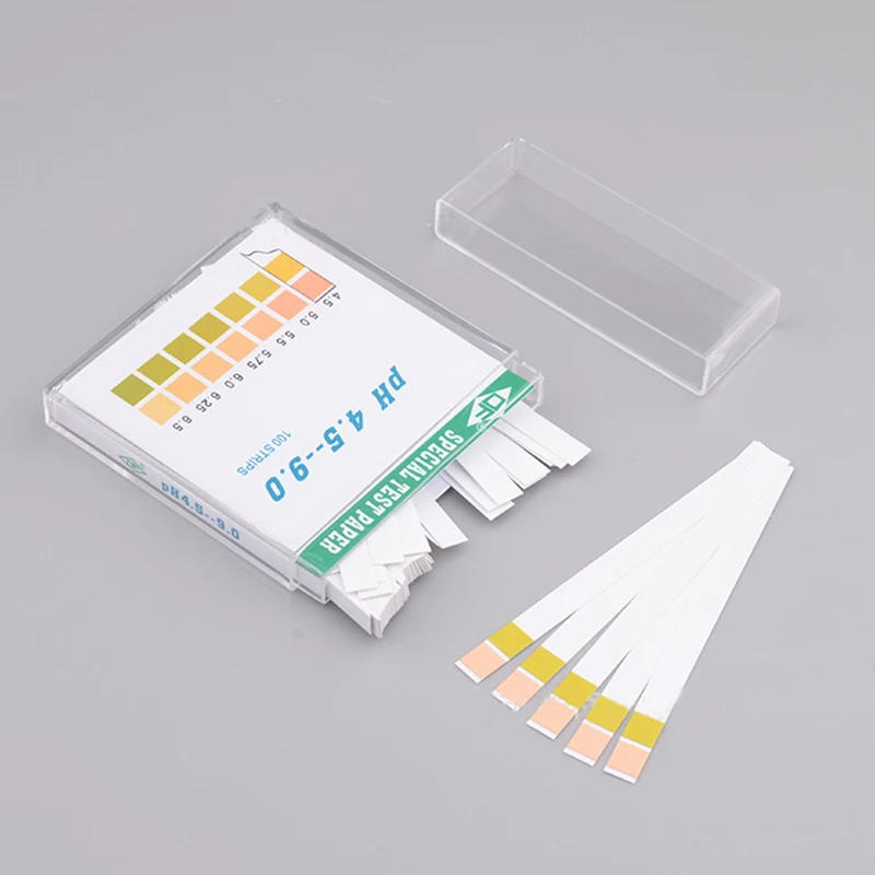 

100 Strip PH Test Strip Saliva Slaver For Urine Pregnancy Test Paper PH 4.5 9.0 PH Test Strip Measuring Tools