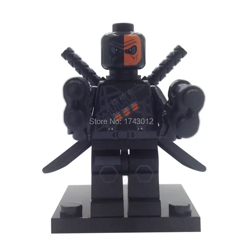 30Pcs Wholesale Two-sided Deadpool Marvel Super Heroes The Avengers Building Blocks Baby Toys gift M034 baby-building-blocks