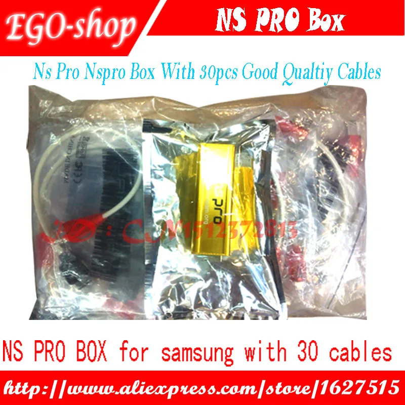 

gsmjustoncct NS Pro box NSPro box with 30 cables for Samsung cell phones unlock & Repair &Flash + Fasf Shipping All 5+ Feedback