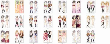 

hentai ouji to warawanai neko anime characters tsutsukakushi tsukiko & azuki azusa throw pillow cover body Pillowcase