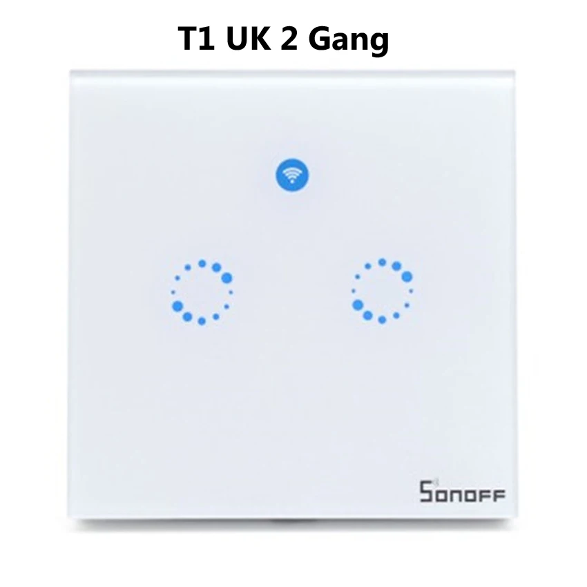 5---ITEAD Sonoff T1 US EU UK Smart WiFi RF  APP  Touch Control Wall Light Switch 1 2 3 Gang Wall Touch Switch Panel Smart Home
