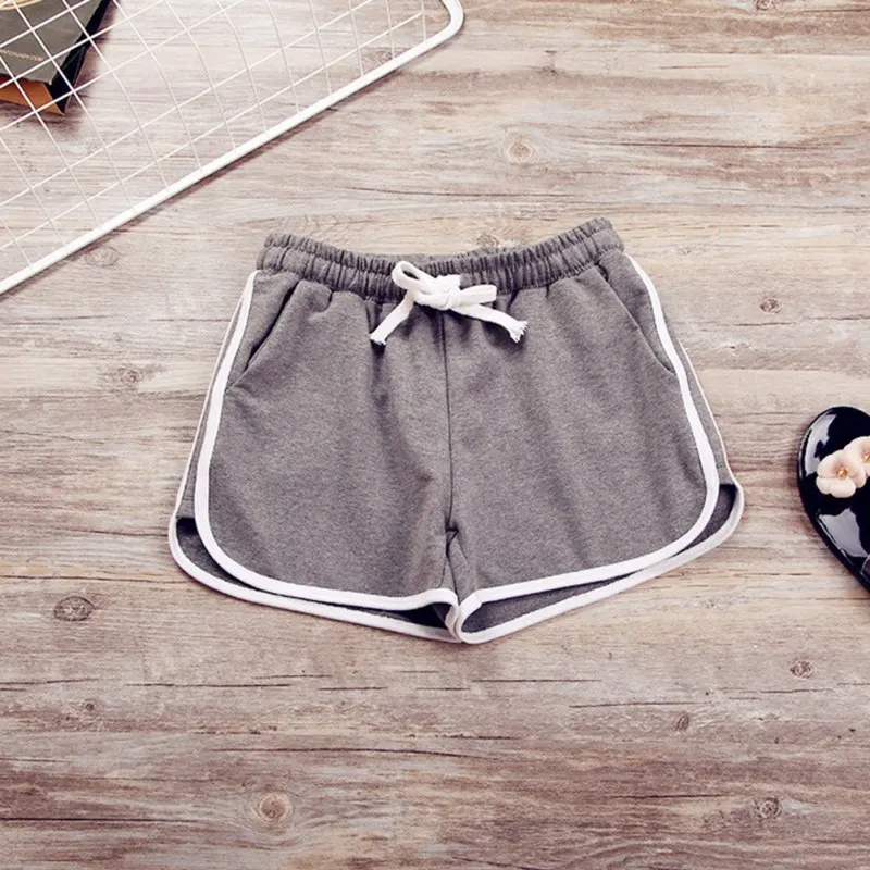 

4 Colors European Style Sport Running Women Shorts Gym Home Short Women's Fitness workout Shorts