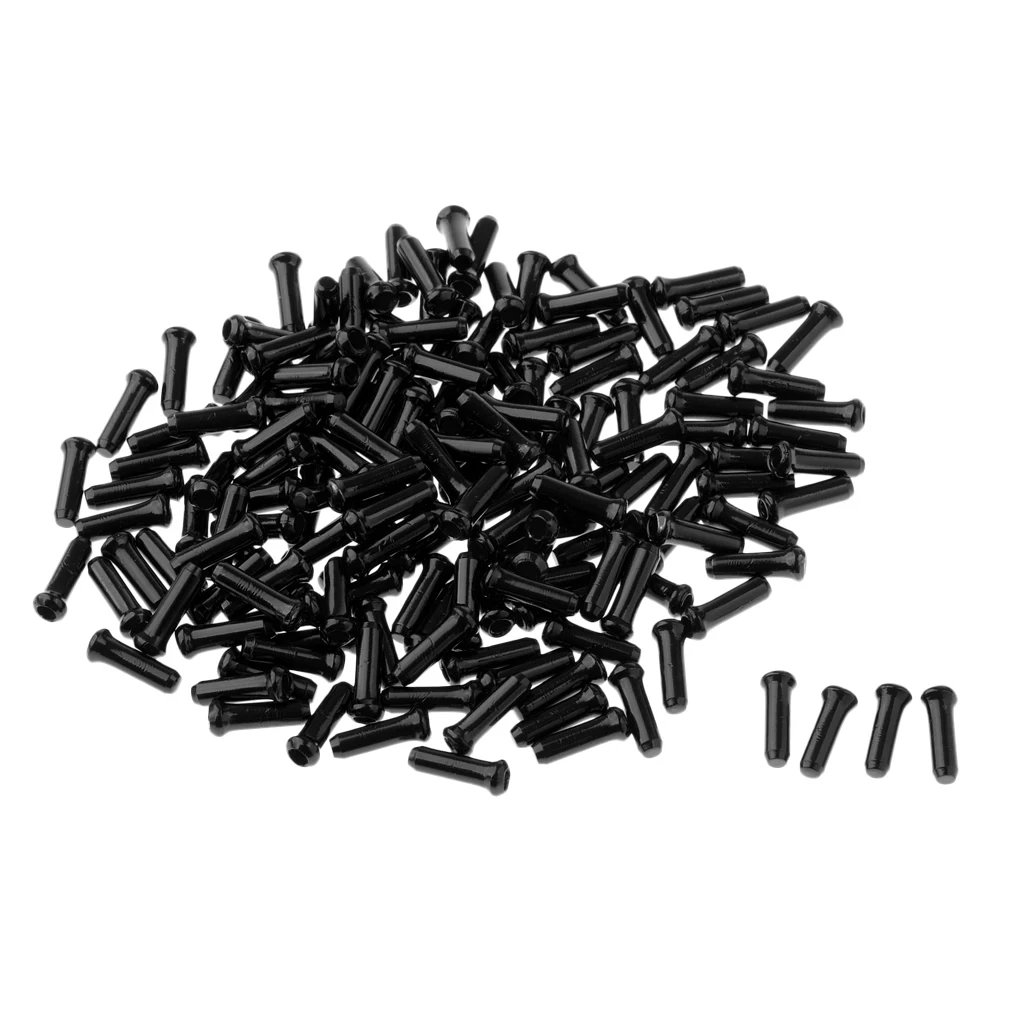 Pack of 500 Brake Cable Tips Alloy Wire End Crimps Length 11mm Road Mountain Bicycle Bike Brake Tips Shifter Bike Cable End Caps