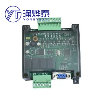 Промышленная плата управления ПЛК Бытовая FX1N-10MR FX1N-10MT программируемый контроллер ПЛК горячая распродажа - Цвет: FX1N-10MR with case