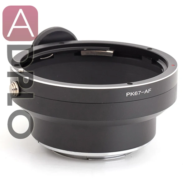 lens adapter work for Pentax 67 to MA Minolta/SonySony Alpha A58 A65 A57 A77 A900 A55 A35 A700 A580 A560 A550 A500 A450