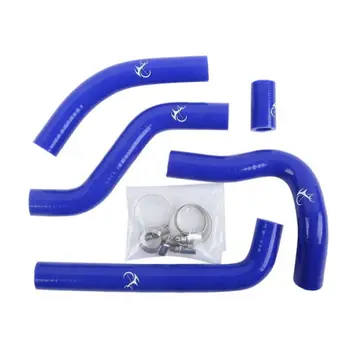 

Motorcycle Silicone Radiator Cooling Hose Kit For Suzuki RMZ 450 2006 5pcs Blue Red Yellow