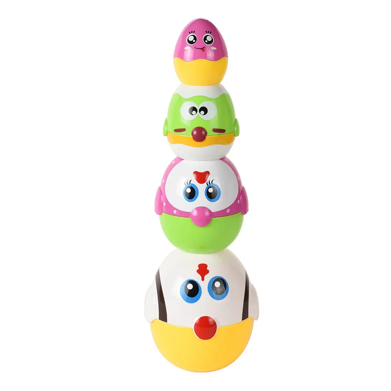New Arrival Stacking Game Toys Baby Educational Toys Baby Wisdom Egg Baby Animal Stackers with