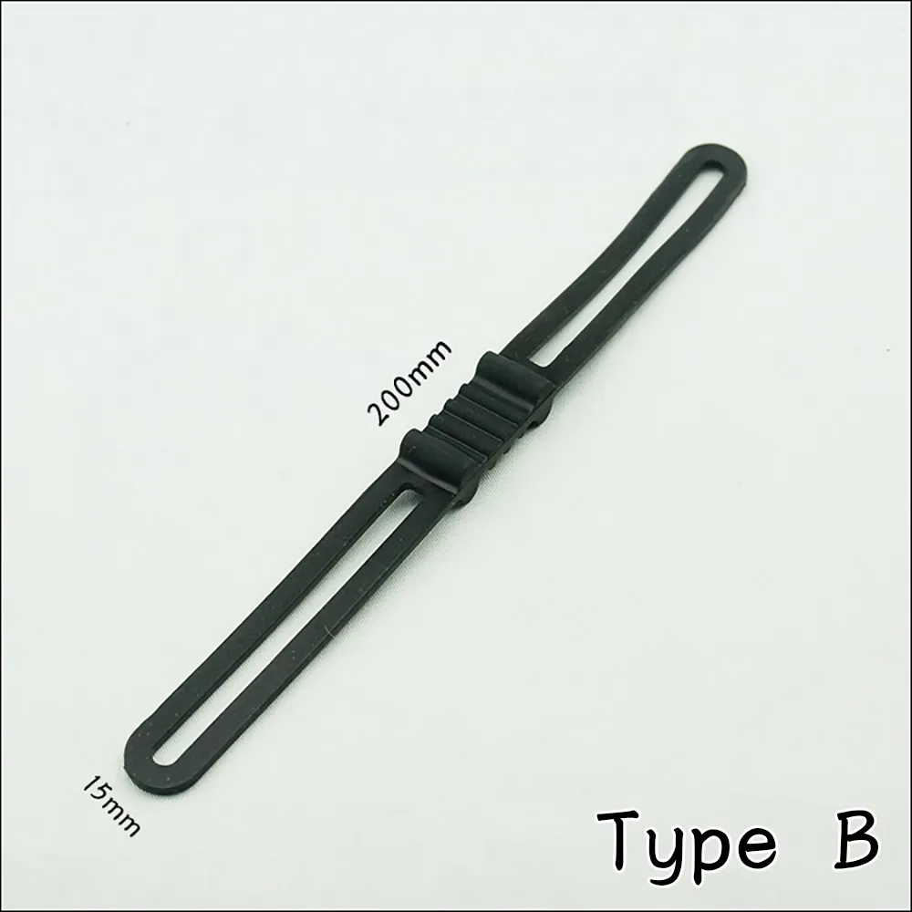 Top 2016 Brand New Cheap Silicone Bicycle Light Tie Strap Portable Phone Flashlight Holder Cycling Bandages Torch Clip Clamp 1