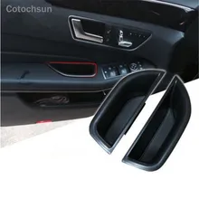 Cotochsun 4 шт./компл. автомобильный Стайлинг подлокотник коробка дверная ручка отделение для хранения перчаток держатель телефона чехол для Mercedes Benz CLS класс